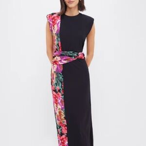 Tuckernuck Black and Floral Maxi Dress